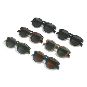 retro round sunglasses