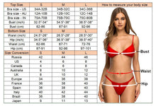 Load image into Gallery viewer, colorful three piece swimsuit set