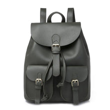 Load image into Gallery viewer, retro leather travel backpack