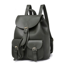 Load image into Gallery viewer, retro leather travel backpack