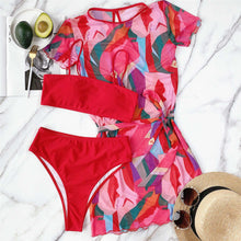 Load image into Gallery viewer, RED SWIMSUIT SET